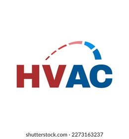 heating and cooling letter hvac logo design vector business company