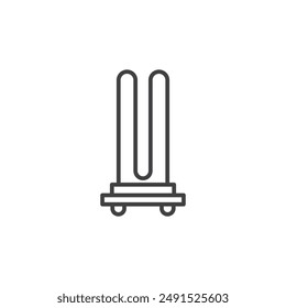 Heating element icon symbol design collection
