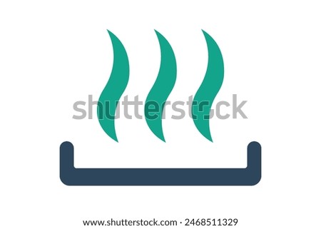 Heating icon. icon related to utilities. solid icon style. utilities elements vector illustration