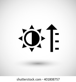 Heating icon symbol