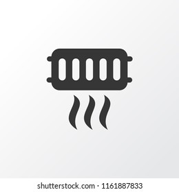 Heating icon symbol. Premium quality isolated radiator element in trendy style.