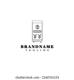 diseño de icono de logotipo de calefacción, ilustración vectorial moderna
