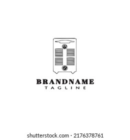 diseño de icono de logotipo de calefacción, ilustración vectorial moderna