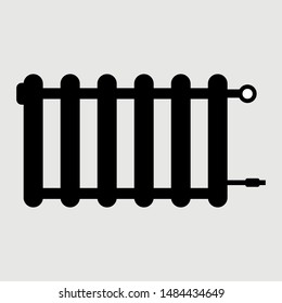 heating radiator icon vector sign symbol for design