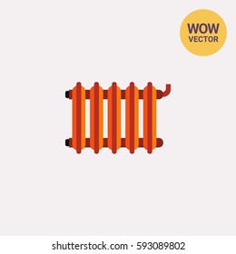 Heating radiator vector icon