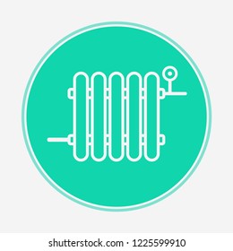 Heating radiator vector icon sign symbol