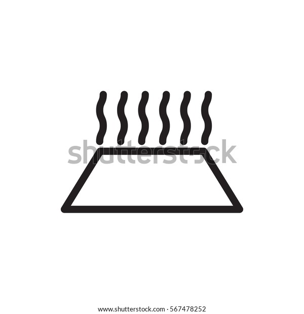 heating system in car icon illustration isolated\
vector sign symbol