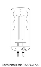 heating system for house or flat. boiler