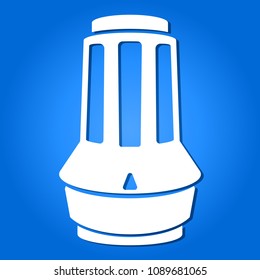 heating thermostat - vector icon
