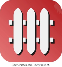 Heating Vector Glyph Gradient Background Icon For Personal And Commercial Use.
