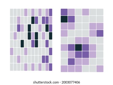 Heatmap  colored infographic template for research   finance 
