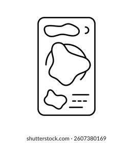 heatmap ux ui design line icon vector. heatmap ux ui design sign. isolated contour symbol black illustration