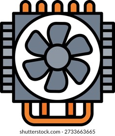 Heatsink New Creative Icon Design Vector