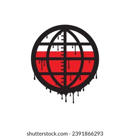 Heatwave icon on white background