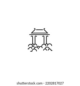 Heaven Door Logo. This logo does describe heaven, but actually this logo is made for the tooling industry, or furniture