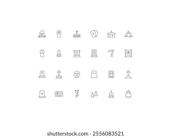 Heaven icon set, design, vector illustration