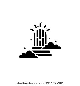 heaven icon vector design templates 