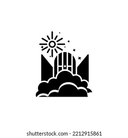 heaven icon vector design templates 
