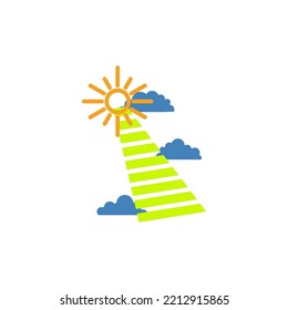heaven icon vector design templates 