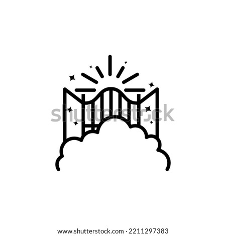 heaven icon vector design templates 