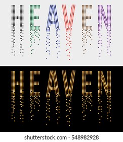 Heaven slogan graphic