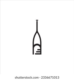 heaven wine beverage logo design