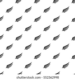 Heavenly Angel Wing Pattern. Simple Illustration Of Heavenly Angel Wing Vector Pattern For Web