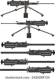 Heavy American Classic Machineguns Models 