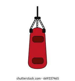 heavy bag vector illustration