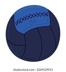 heavy ball design over white