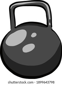 Parrillada pesada, ilustración, vector sobre un fondo blanco.