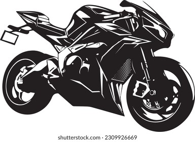 Heavy bike isolated on white background