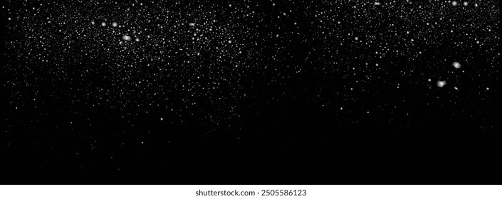 Heavy bokeh light snowfall snowflakes background