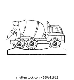 heavy construction machinery icon image 