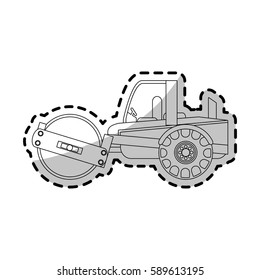 heavy construction machinery icon image 