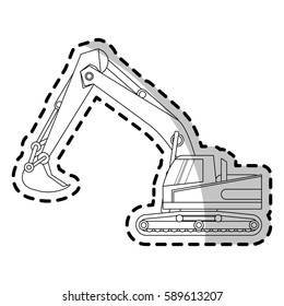 heavy construction machinery icon image 