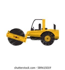 heavy construction machinery icon image