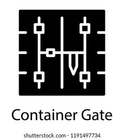 Heavy contains uplifting with crane depicting the concept of shipment