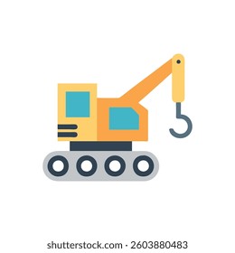 A heavy crane icon suitable for lifting operations in construction.