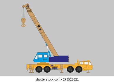 Heavy crane lifting.