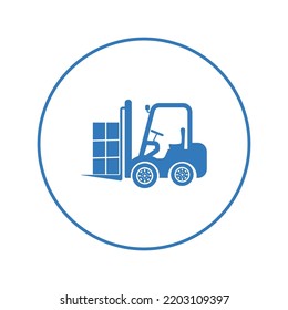 Schlepper-Schlepper-Symbol | Circle version icon |