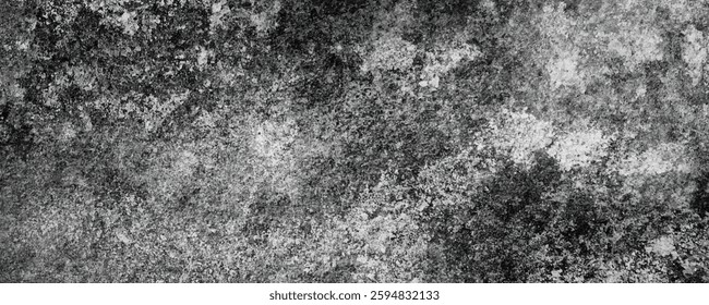 A Heavy and Dramatic Aesthetic Created by the Dark and Worn Surface of an Aged Wall

