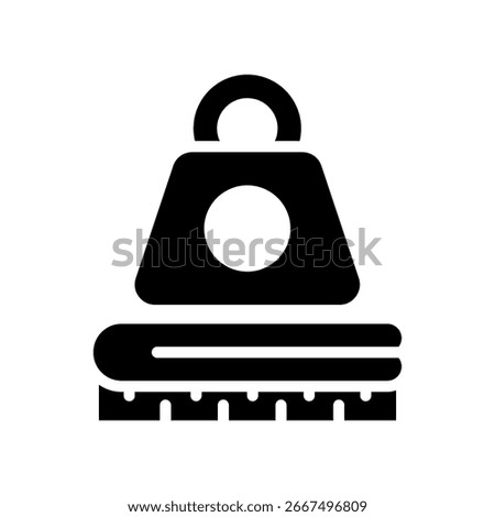 Heavy Duty Icon Glyph Vector Illustration