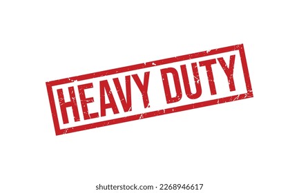 Heavy Duty Rubber Stamp Seal Vector
