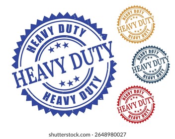 Heavy Duty Stamp Blue Red Gold Dark Blue Variations Commercial Use Approved