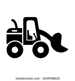 Diseño de icono EQUIPO PESADO, colección de iconos de estilo plano