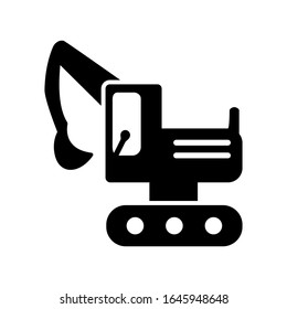HEAVY EQUIPMENT icon design, flat style icon collection
