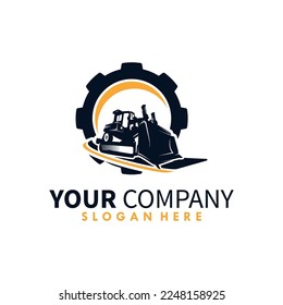 Heavy Equipment Logo Design Template