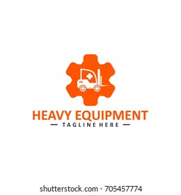 HEAVY EQUIPMENT LOGO ICON