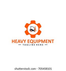 HEAVY EQUIPMENT LOGO ICON